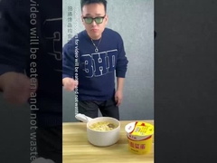 183g * 12 thịt bò vermicelli mì ngay lập tức với rau và trứng ướp vàng súp thịt bò hương vị