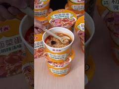 mì ngay lập tức, vermicelli, rau và trứng hương vị mới