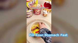 Bún, mì trứng và xúc xích, loại Plus