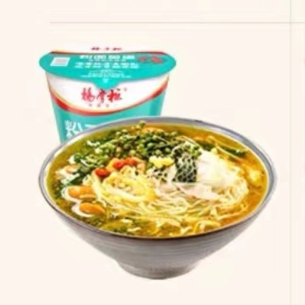 Chất ép và ngọt Hàn Quốc Cup Nudles Instant Kết hợp với hương vị ớt Vermicelli Rattan