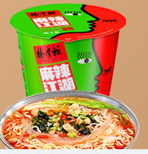 JiangHu mì ramen không chiên với hương vị chua và cay