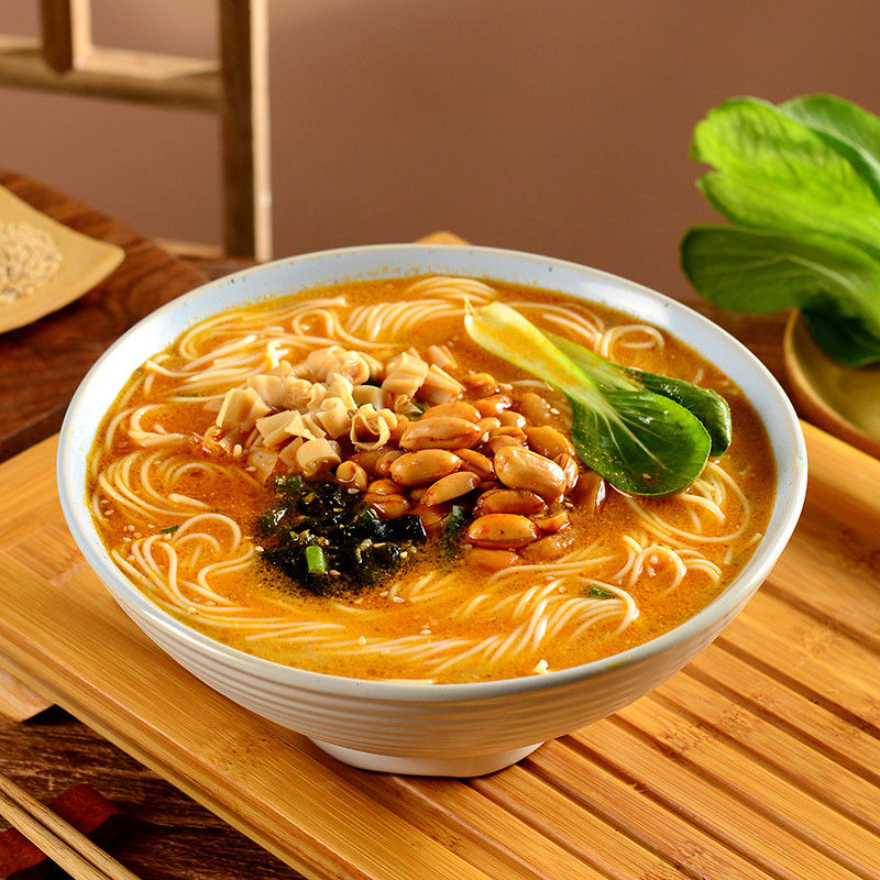 Hương thơm hương vị mè Nấu ăn nhanh Nấu ăn ngon Non Fried Instant Noodles