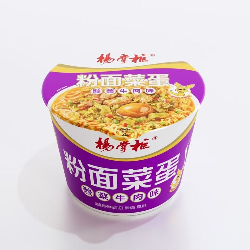 Bún khoai lang Tứ Xuyên vị thịt bò cải chua dùng cho mì và bún