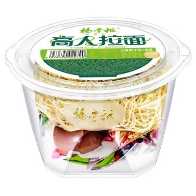 Thịt bò cay hương Ramen Nudles tức thời Không nướng / Cup Nudles Thịt bò cay 166g*12