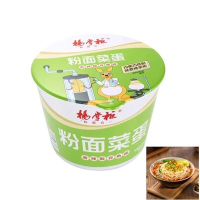 Chất thơm thơm chua đậu hương vị Vermicelli và súp mì tức thời với các thành phần phong phú